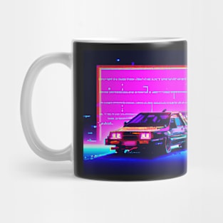 Glitched car Mug